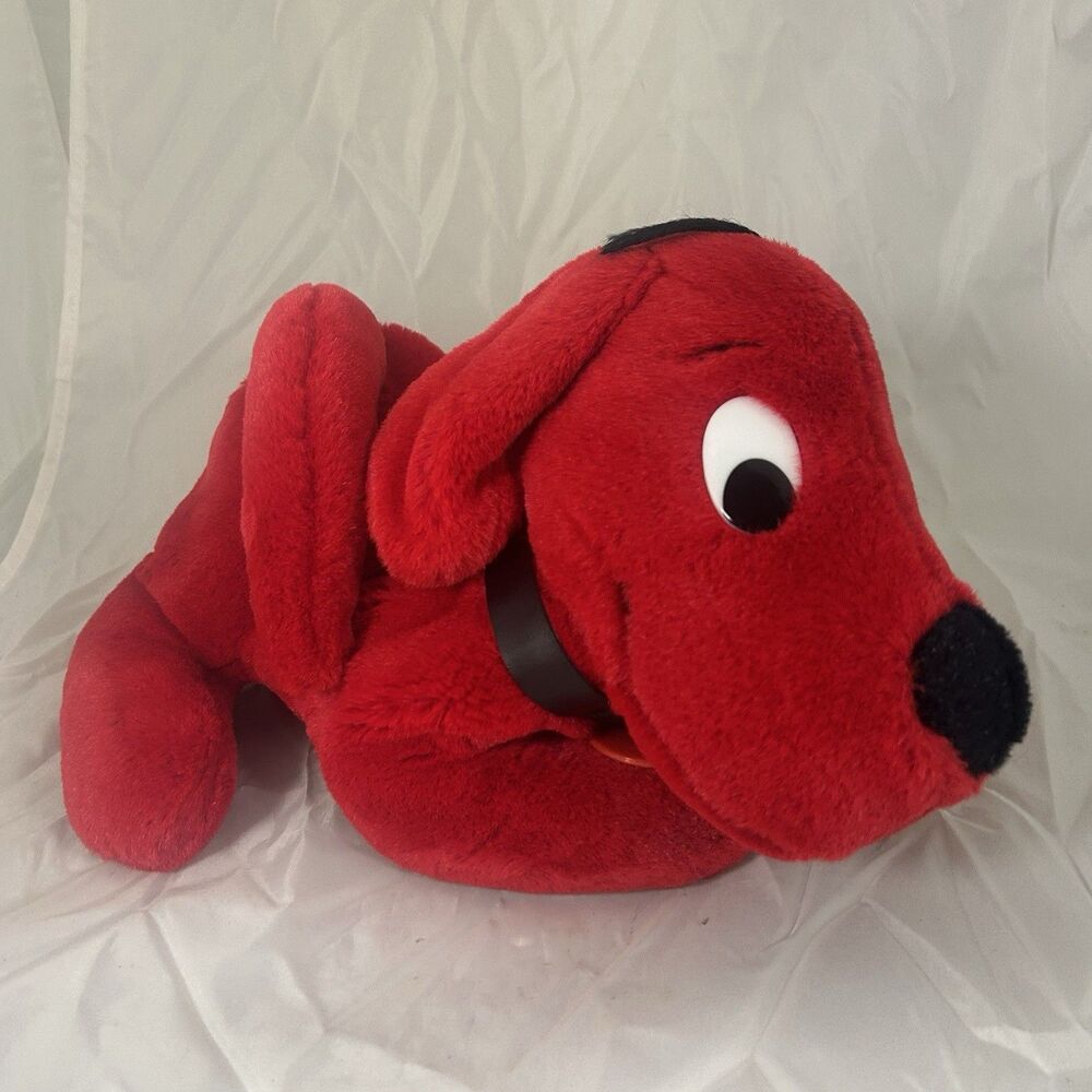 Vintage 1991 Clifford Big Red Dog Hand Puppet Plush Scholastic 90s